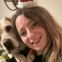 Selfie of dog and handler