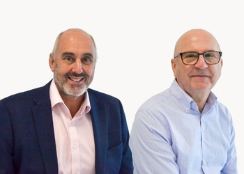 Richard Brooke (Chair) and Nick Sydenham (Vice Chair) headshots as two new trustees