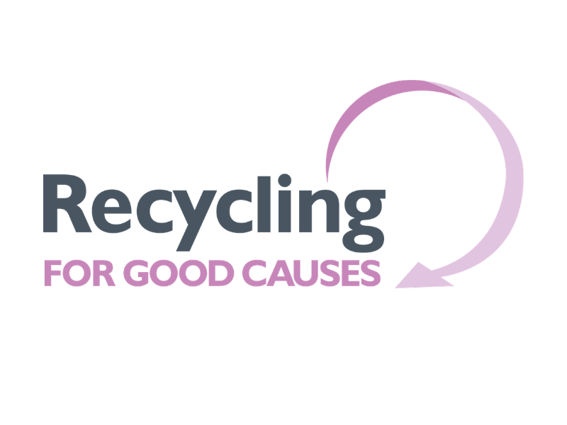 Recycling for good causes logo