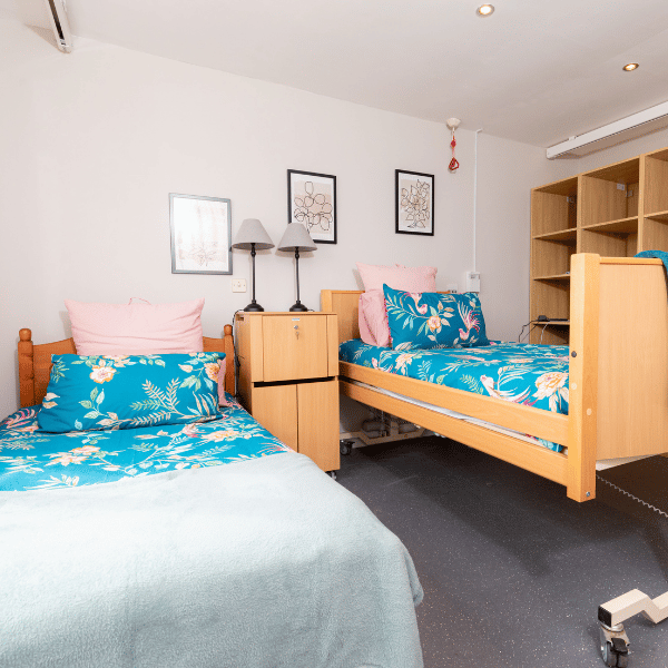 Accessible bedroom inside the accommodation at the National Training Centre