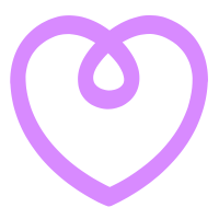 Pink heart Lifeline illustration