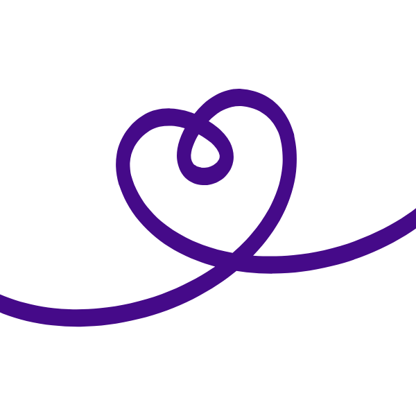 Purple lifeline illustration