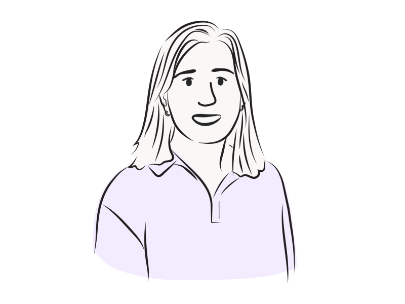 Illustration of Lucy Eldred our CEO