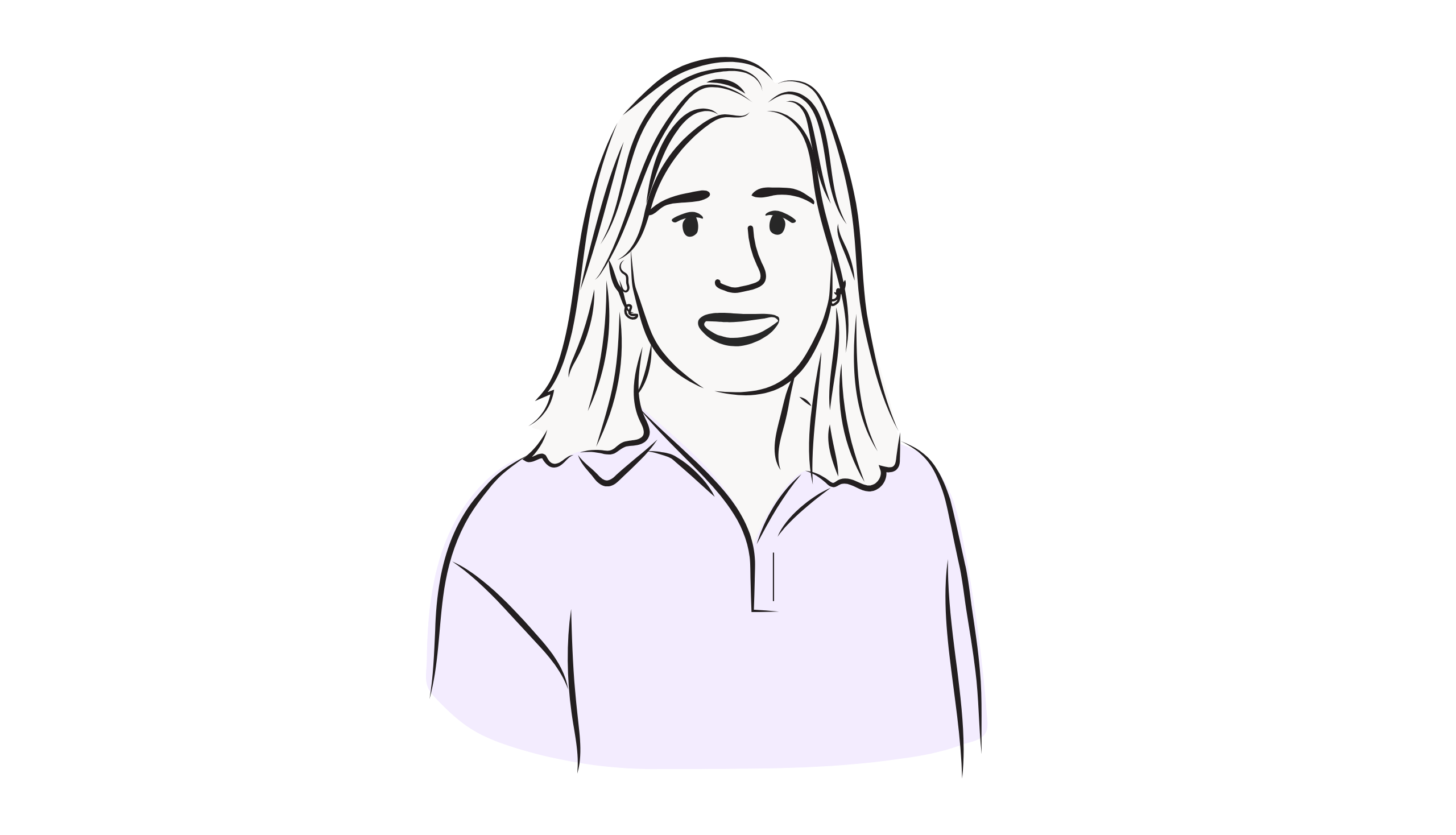 Illustration of Lucy Eldred our CEO